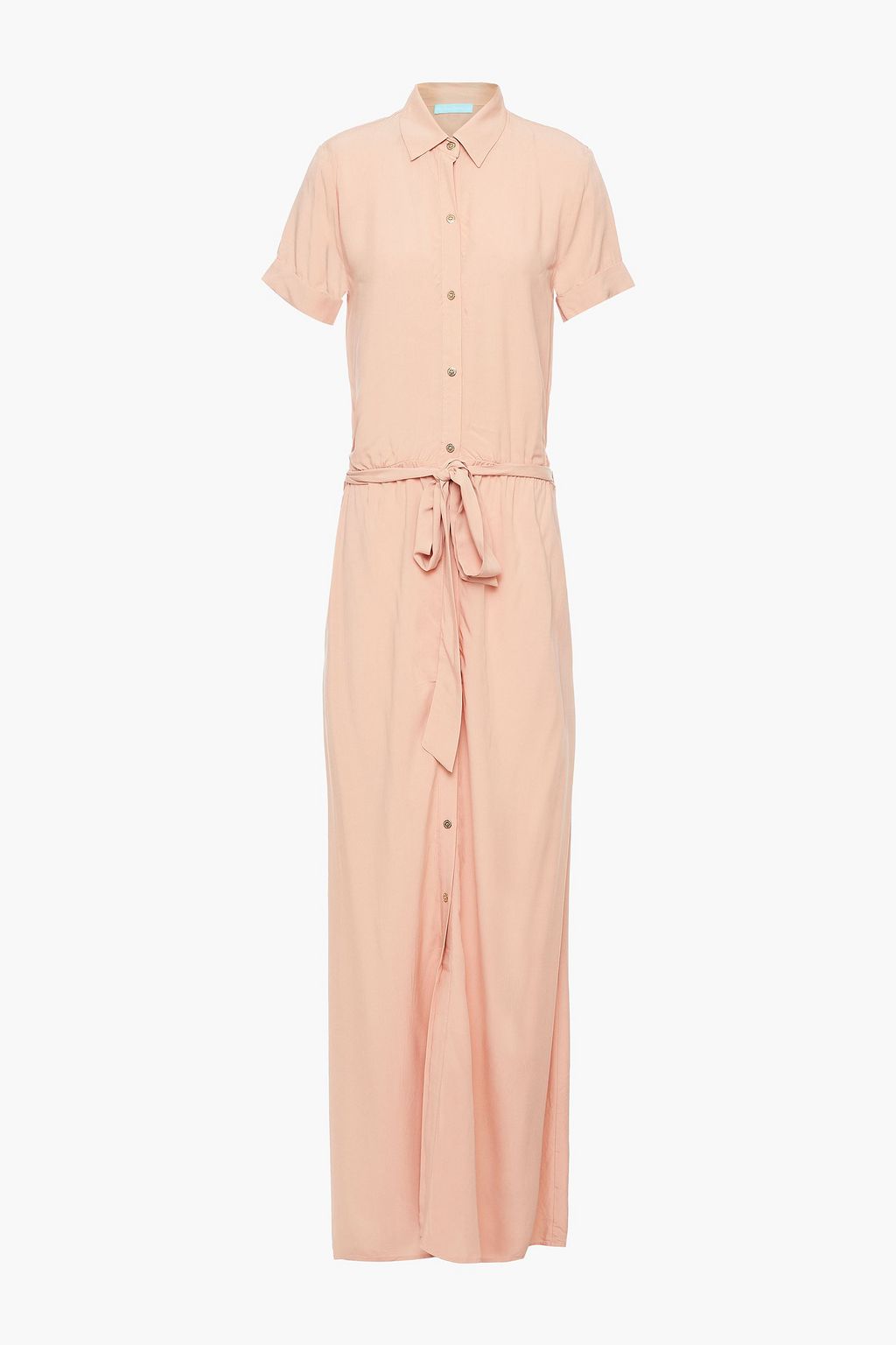 MELISSA ODABASH Naomi belted voile maxi shirt dress | Sale up to 70% ...