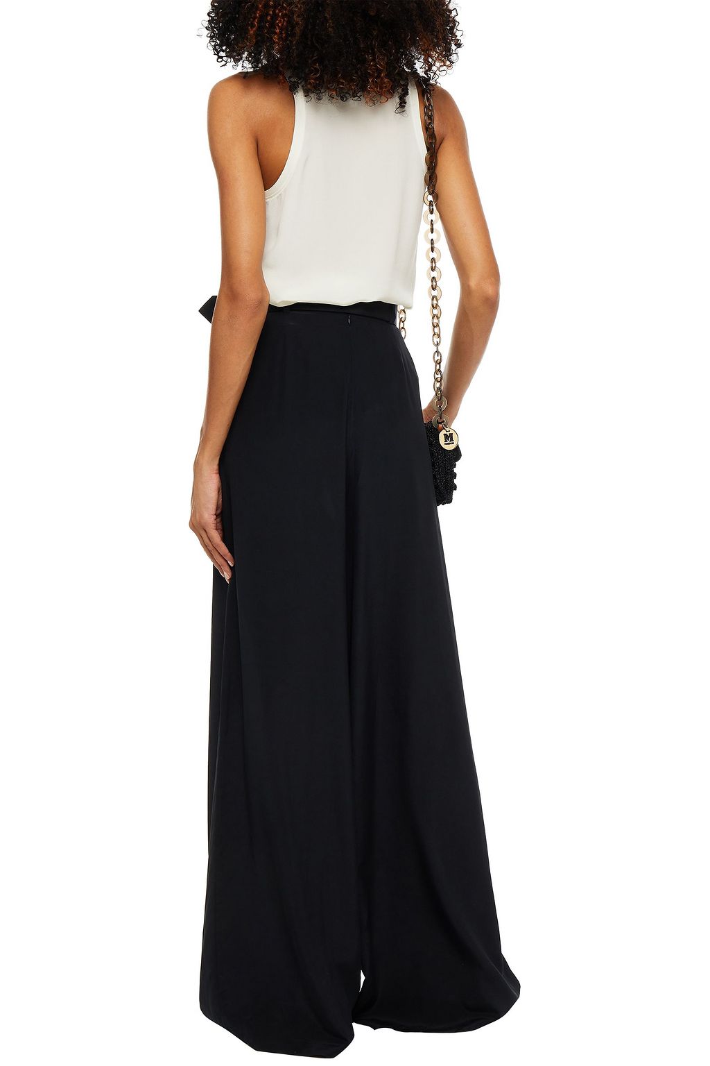 zimmermann crepe wide leg pants