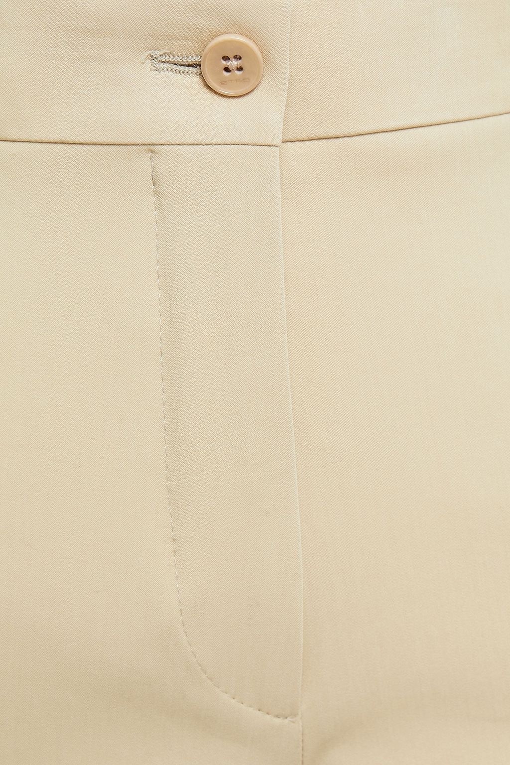 ETRO Cropped stretch-cotton poplin tapered pants