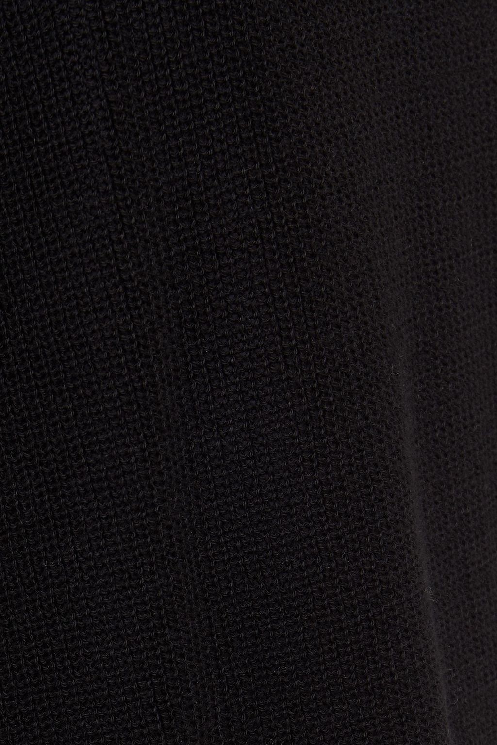 COTTON BY AUTUMN CASHMERE Gathered ribbed cotton sweater