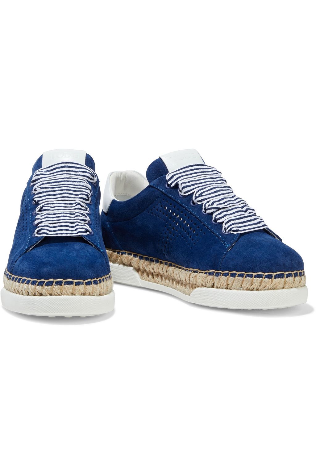 TOD'S Perforated suede sneakers