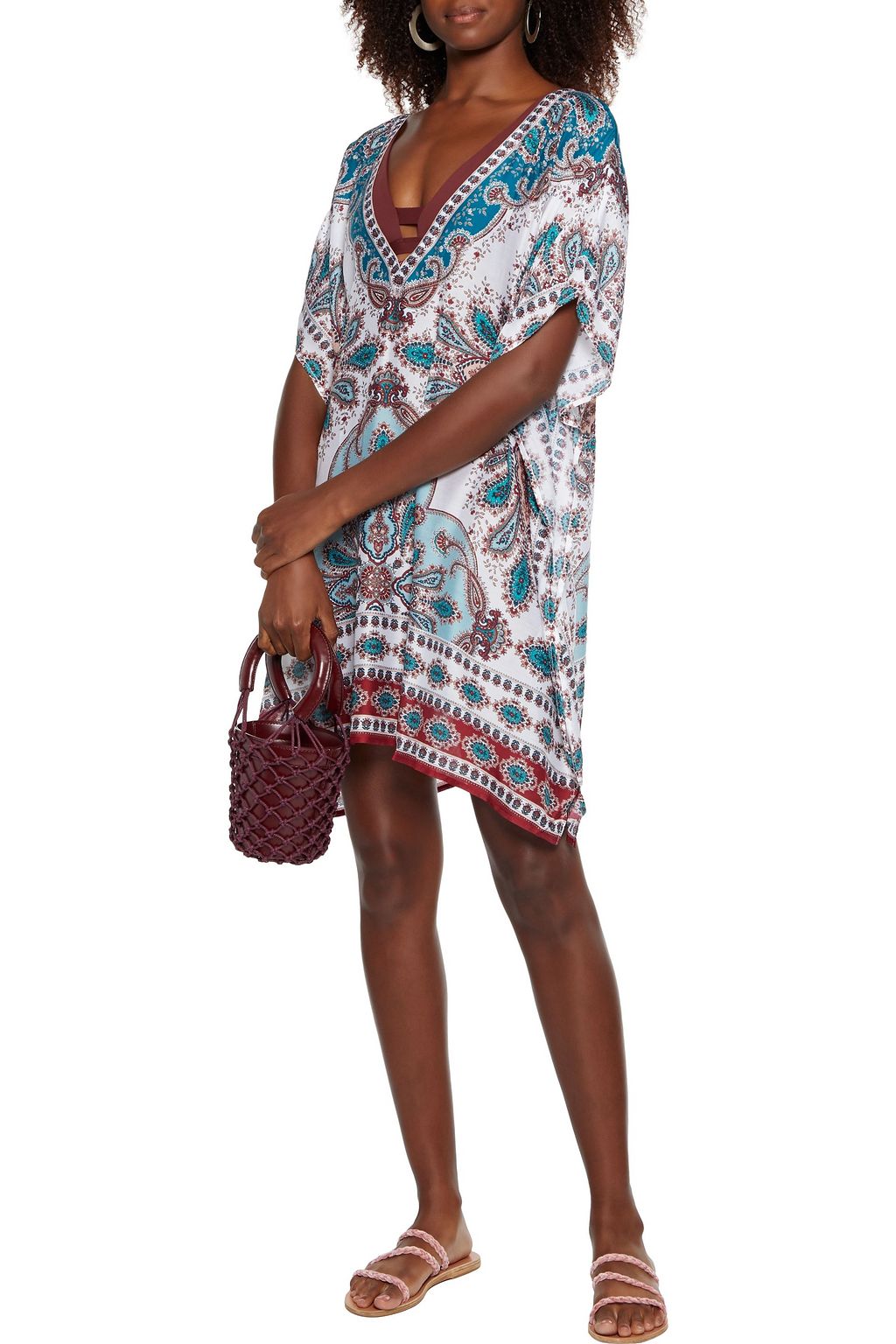 JETS AUSTRALIA BY JESSIKA ALLEN Reverie printed voile coverup
