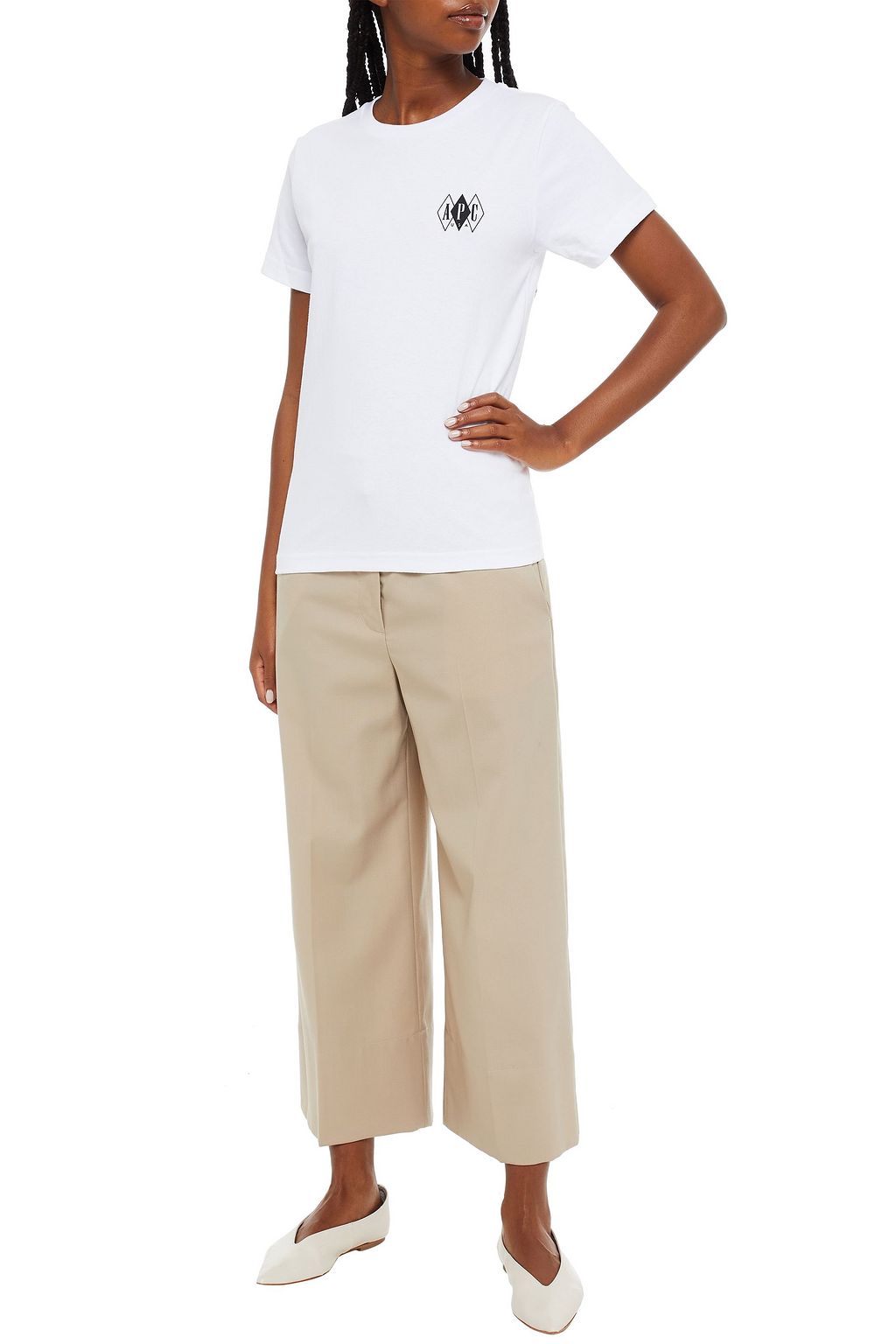 A.P.C. Printed cotton-jersey T-shirt