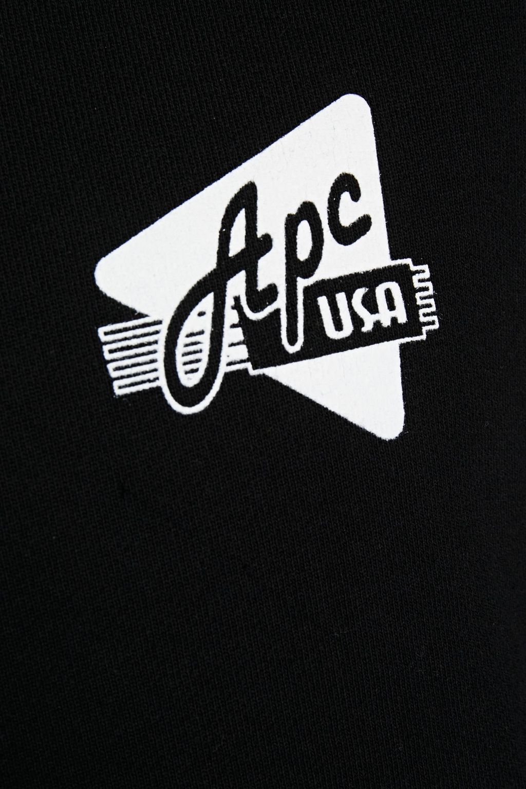 A.P.C. Printed French cotton-terry sweatshirt