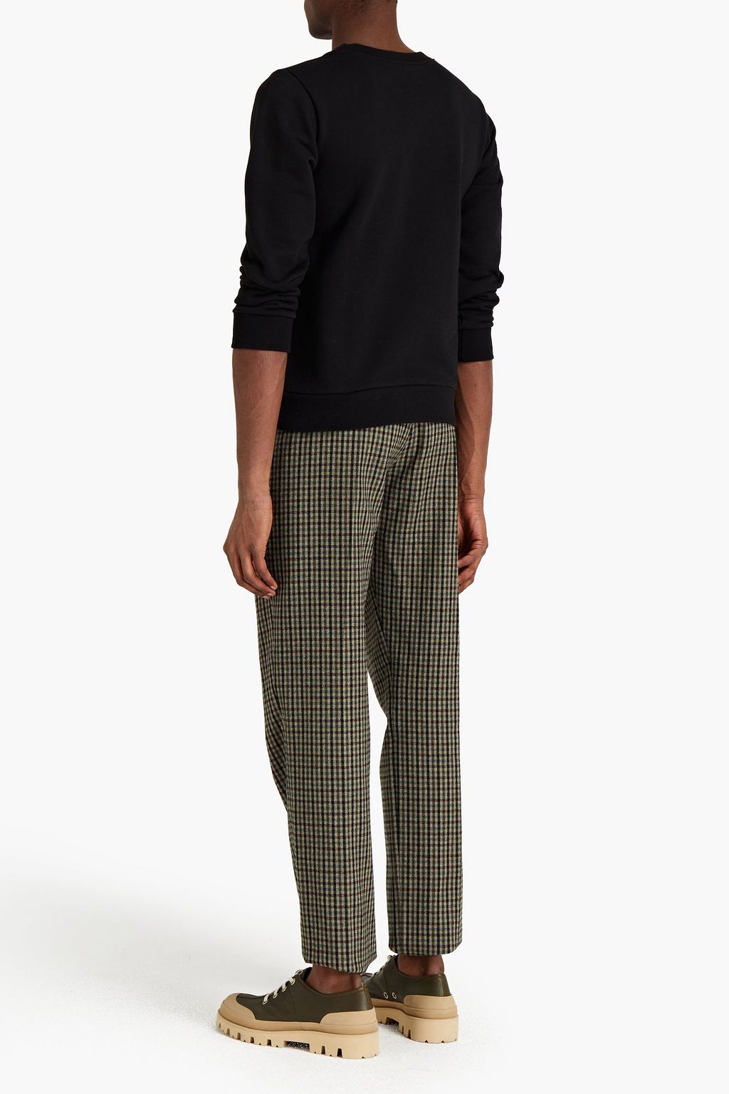 A.P.C. Printed French cotton-terry sweatshirt