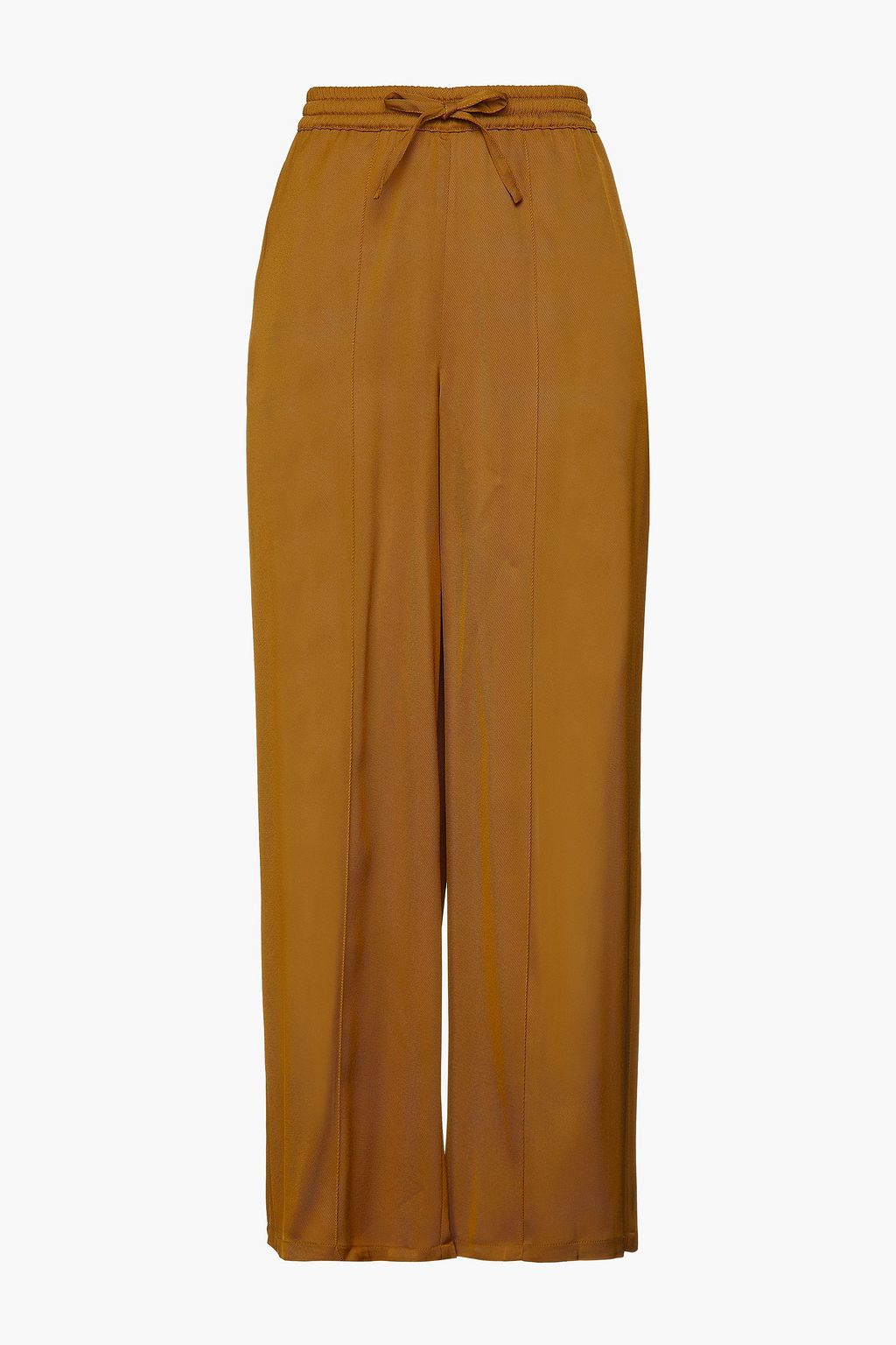 Mustard Stretch-twill wide-leg pants 