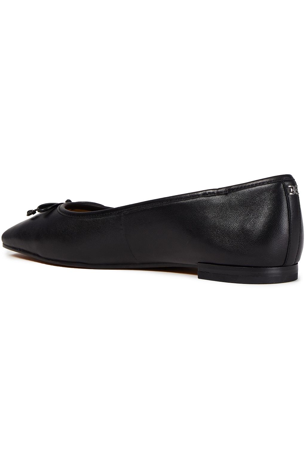 SAM EDELMAN Jillie bow-embellished leather ballet flats