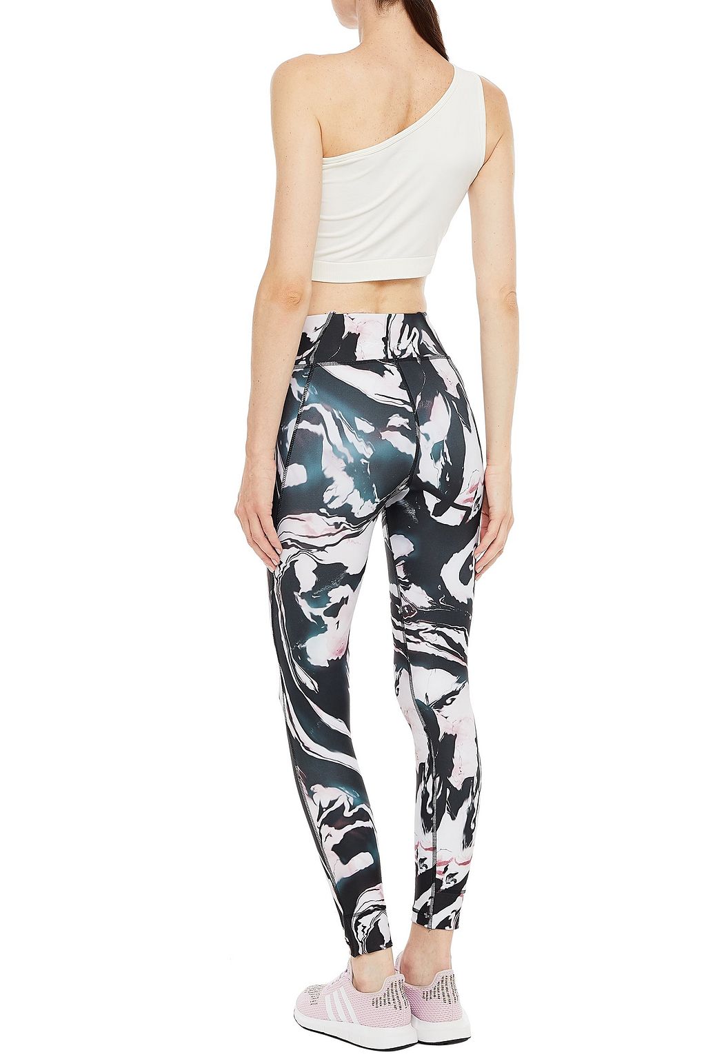 REEBOK X BA&SH Printed stretch leggings