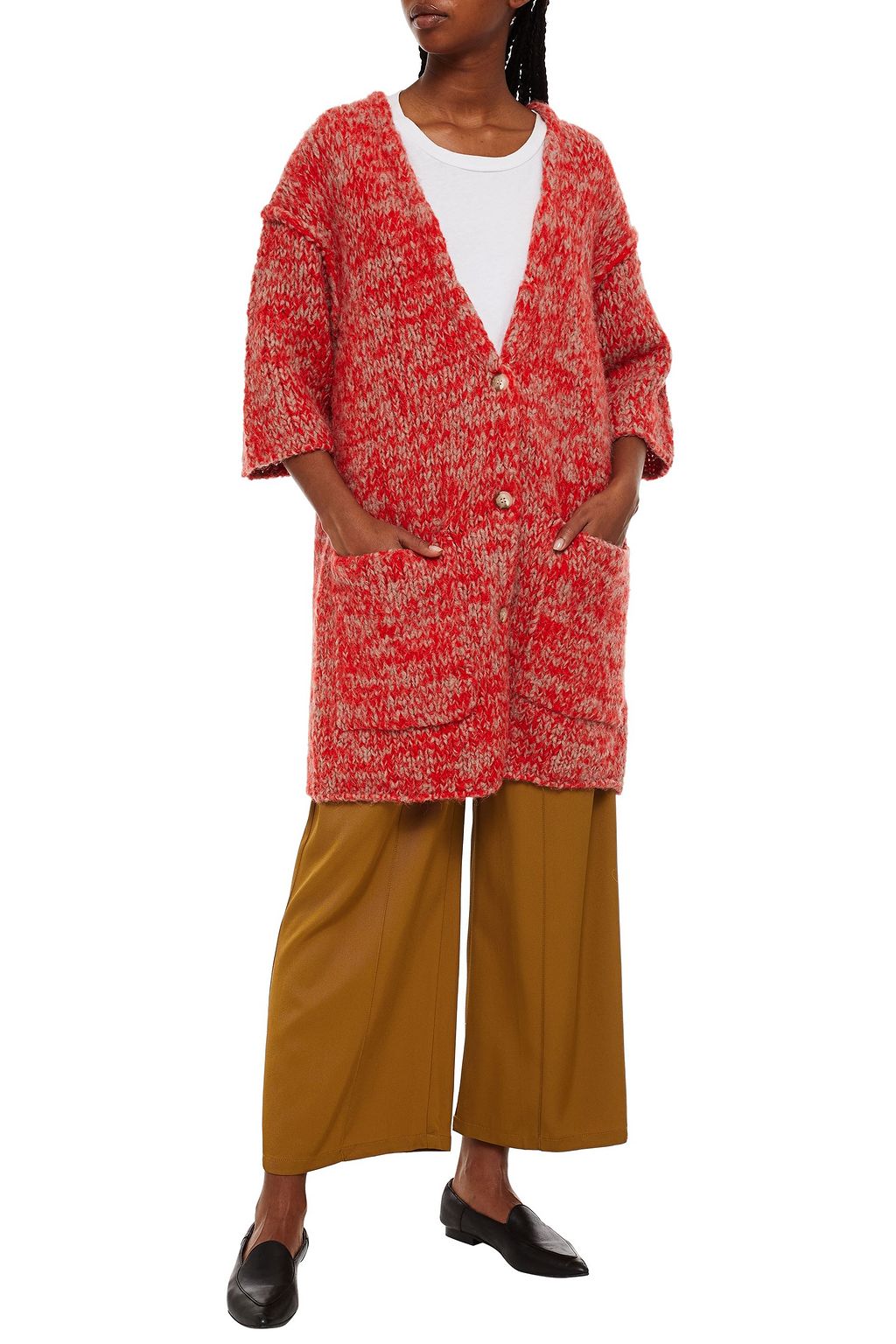 AMERICAN VINTAGE Oversized knitted cardigan