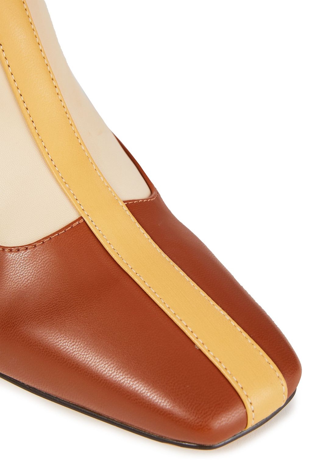 SAM EDELMAN Color-block leather ankle boots