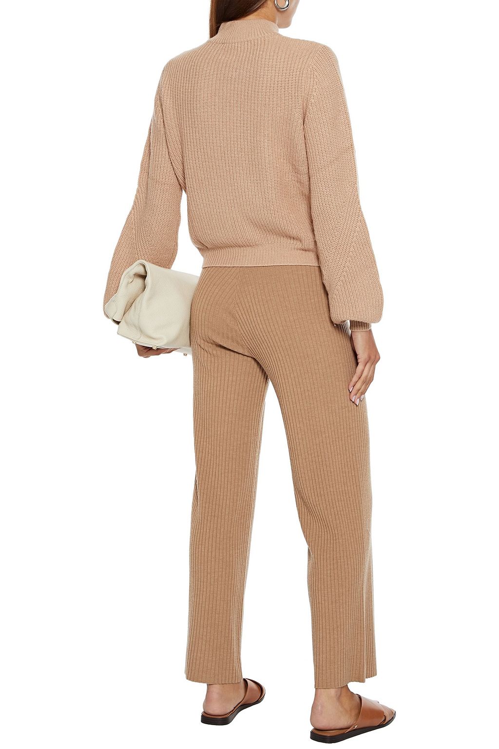 AUTUMN CASHMERE Ribbed-knit sweater