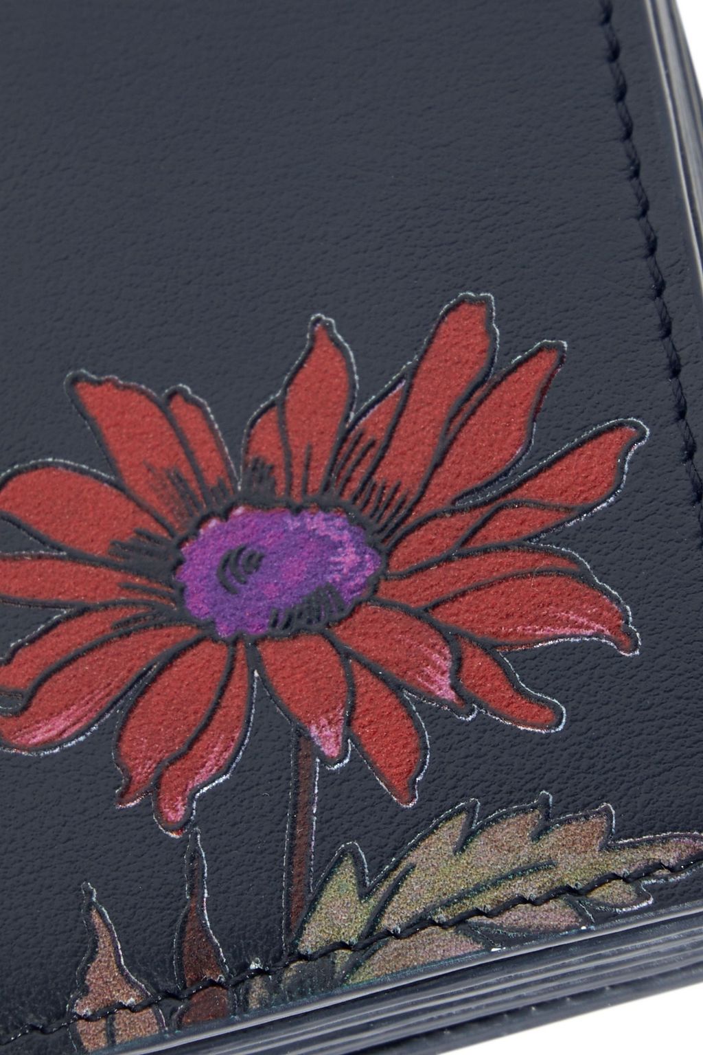 PAUL SMITH Floral-print leather wallet