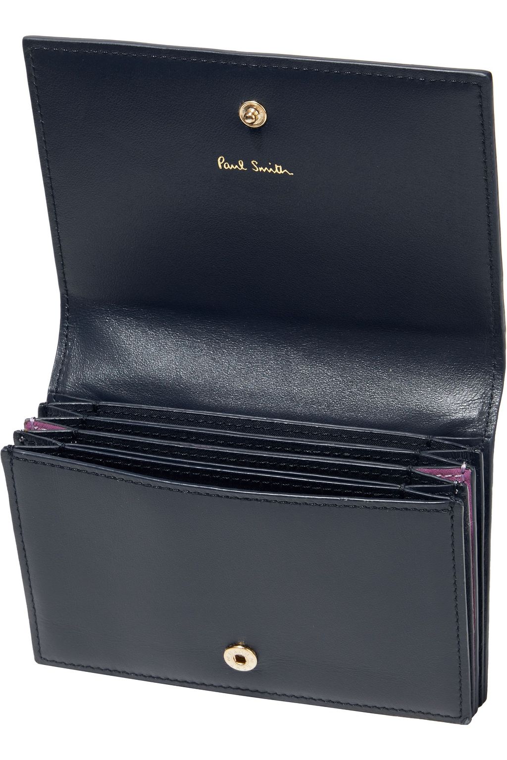 PAUL SMITH Floral-print leather wallet