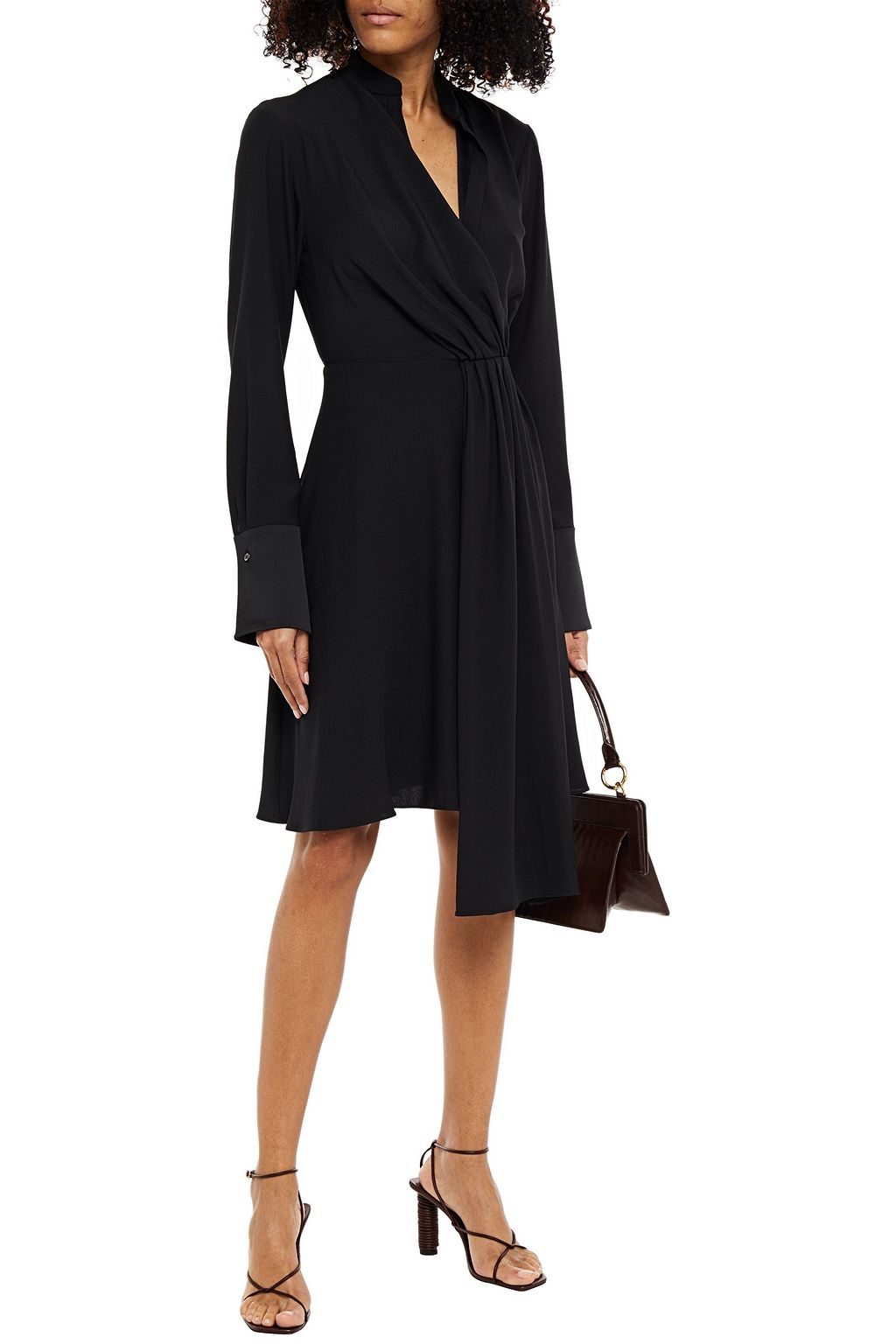 VICTORIA, VICTORIA BECKHAM Draped cady dress