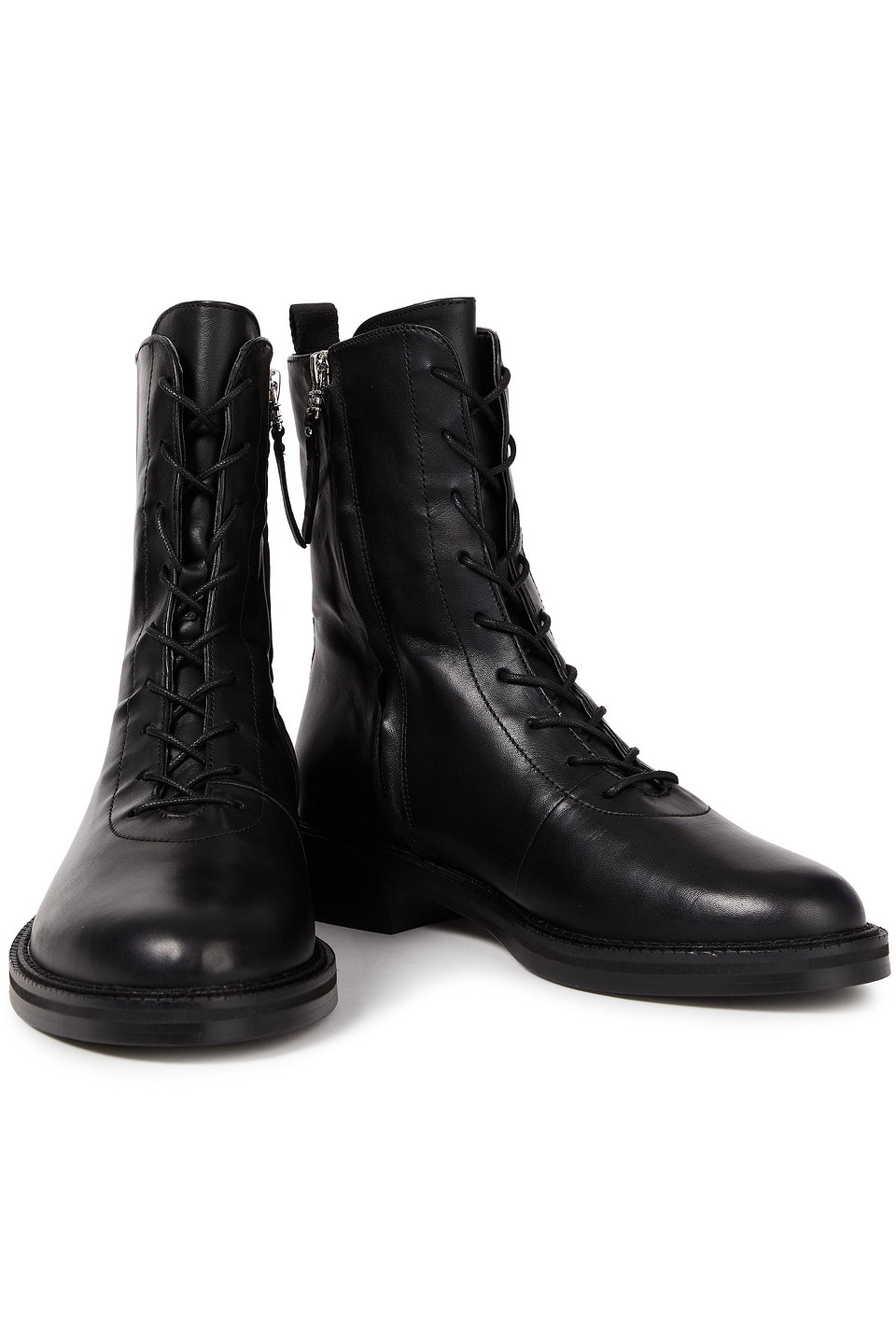 Sam Edelman Nellyn Leather Combat Boots 