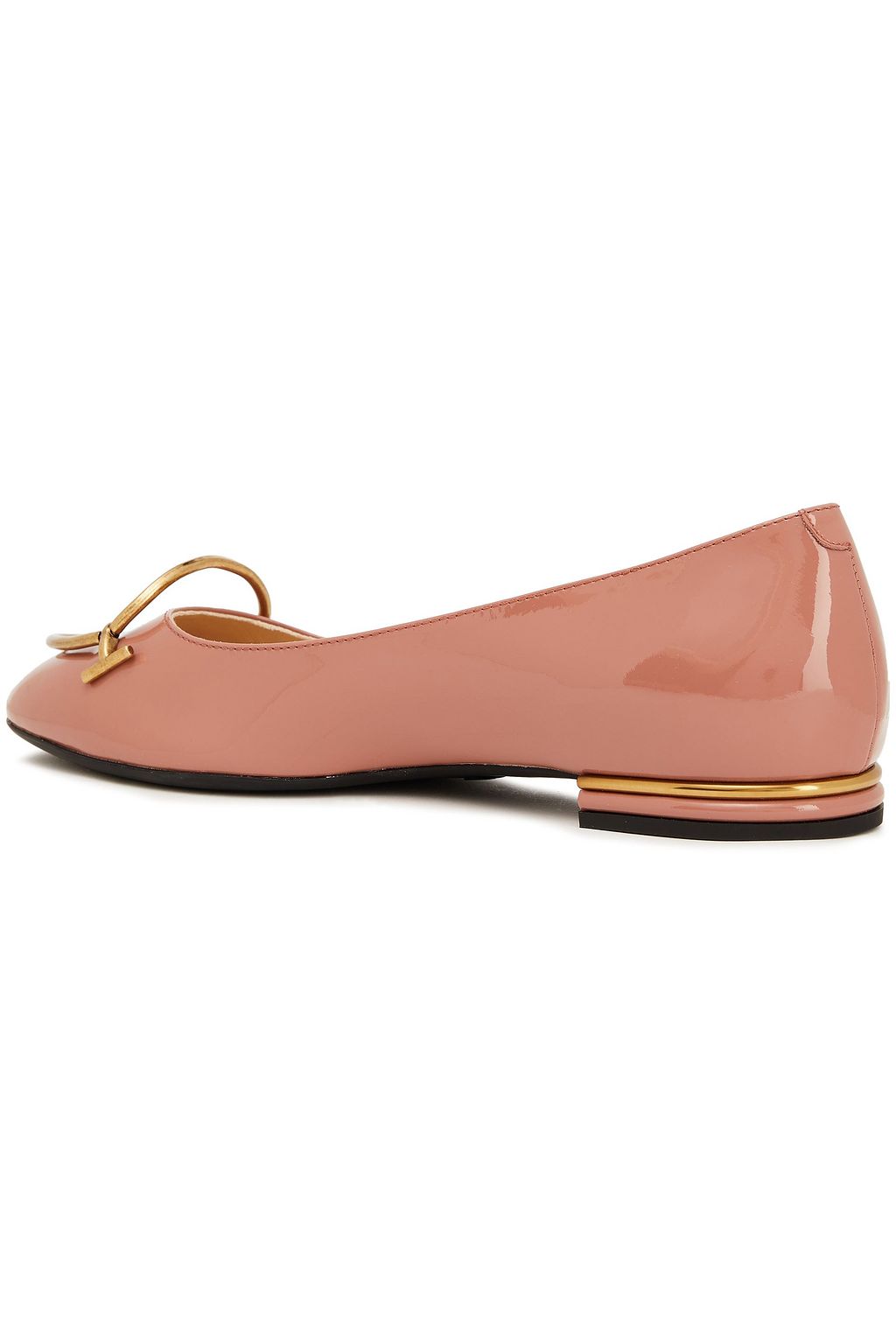 TOD'S Ballerinas aus Lackleder mit Verzierung