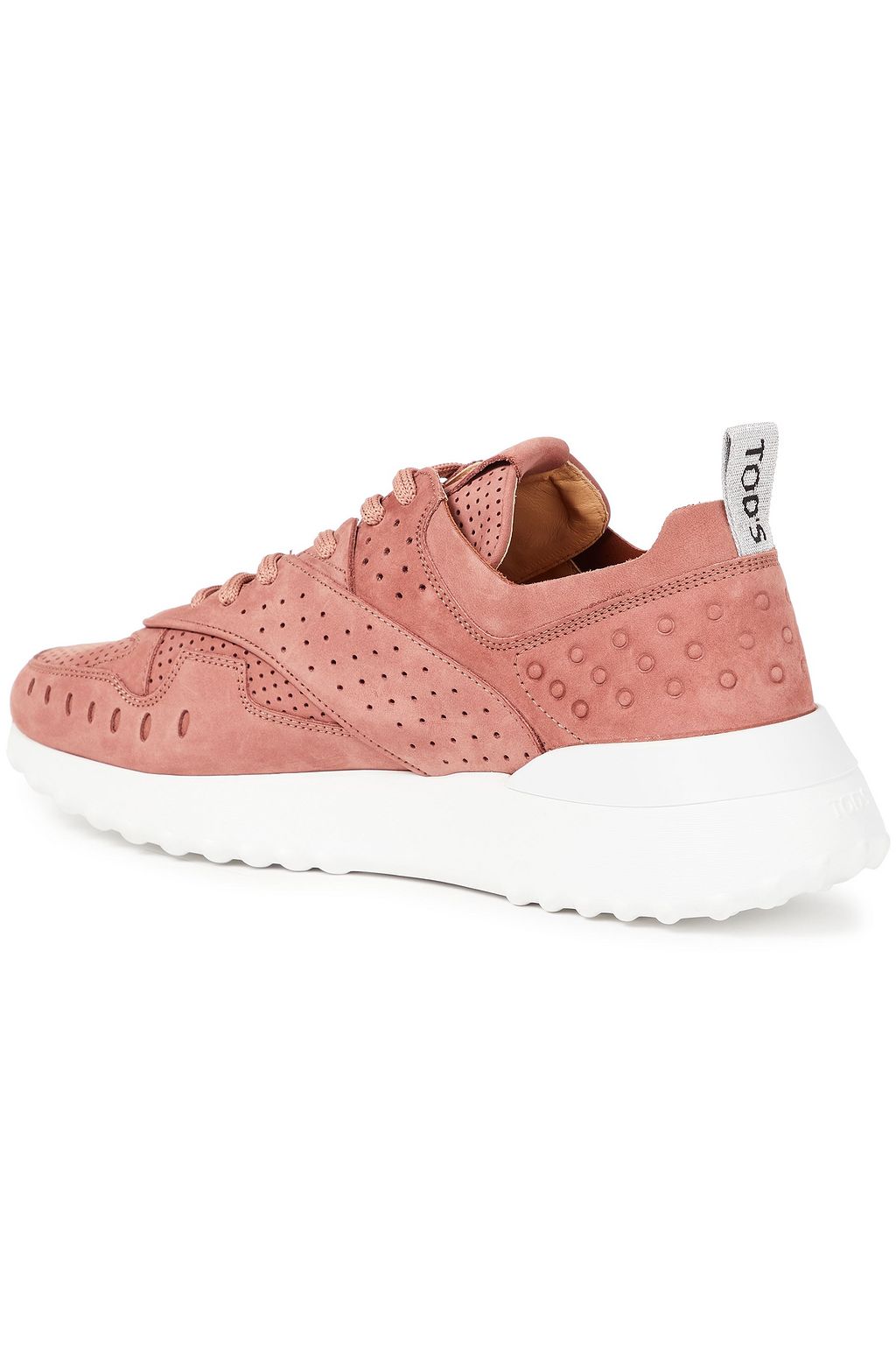 TOD'S Perforated suede sneakers
