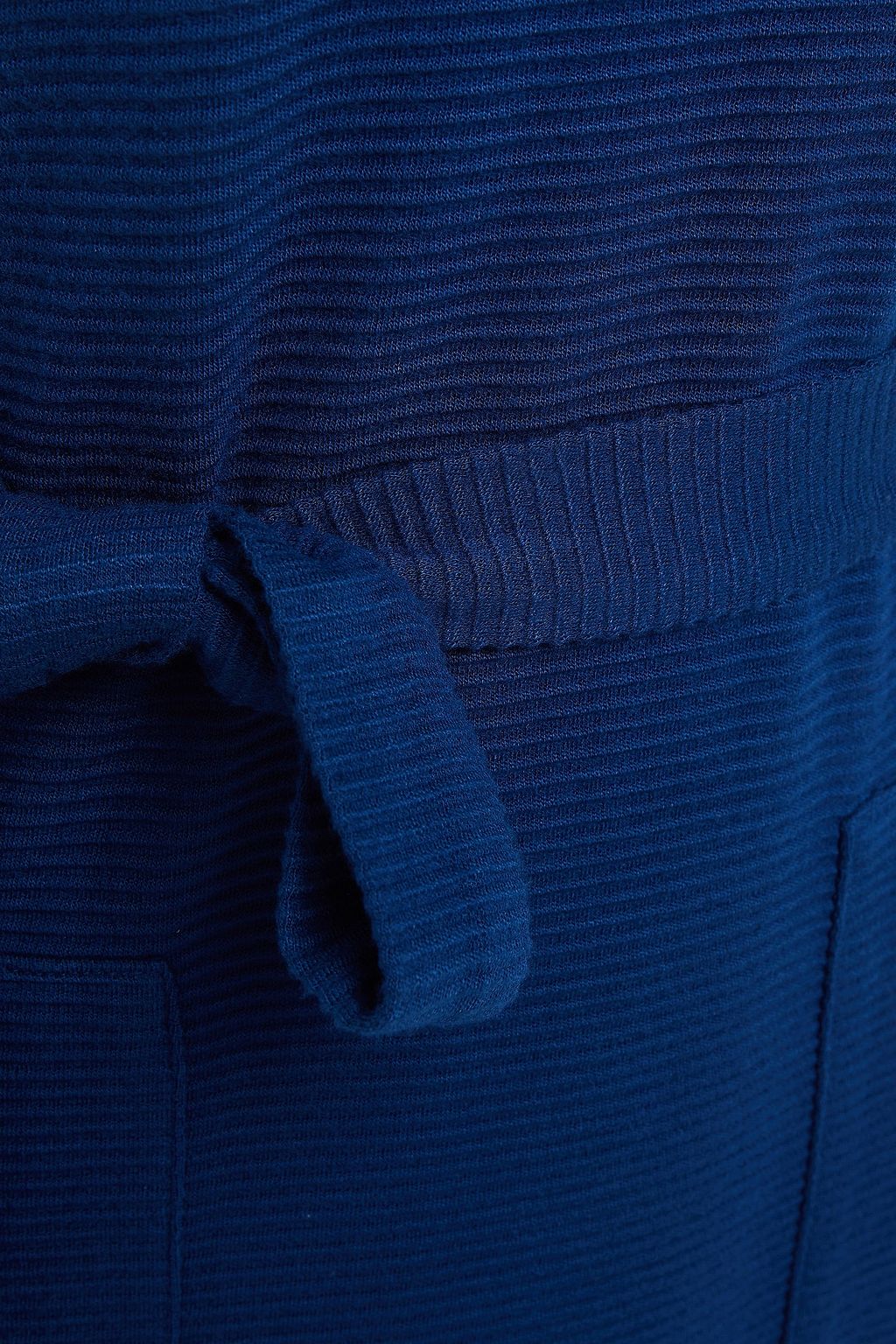 A.P.C. Belted ribbed jersey mini dress