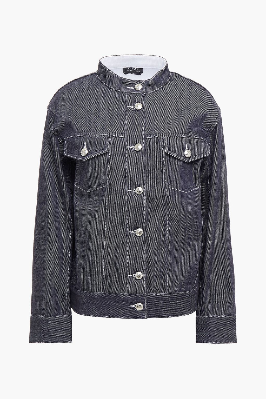 apc black denim jacket