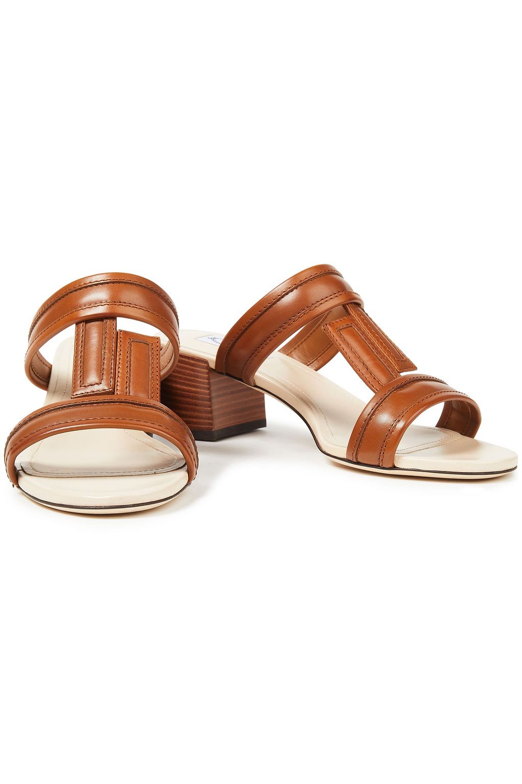 TOD'S Double T leather mules