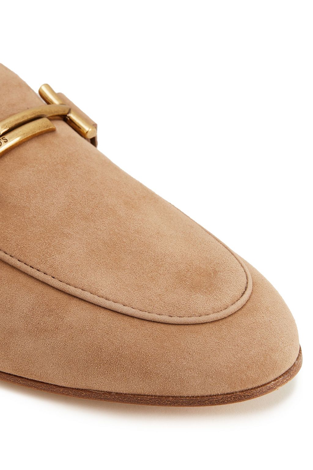 TOD'S Double T suede loafers