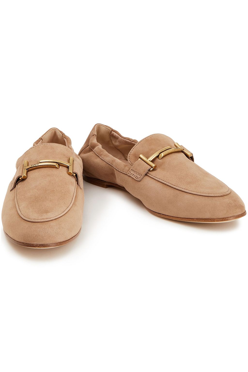 TOD'S Double T suede loafers