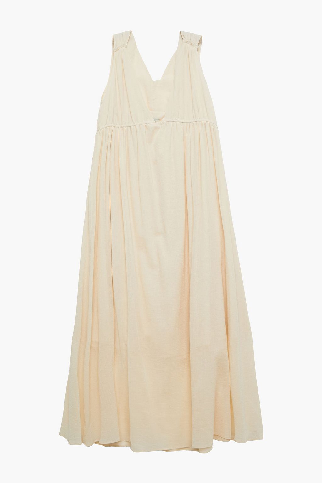 LOUP CHARMANT Sirena gathered cotton maxi dress | THE OUTNET