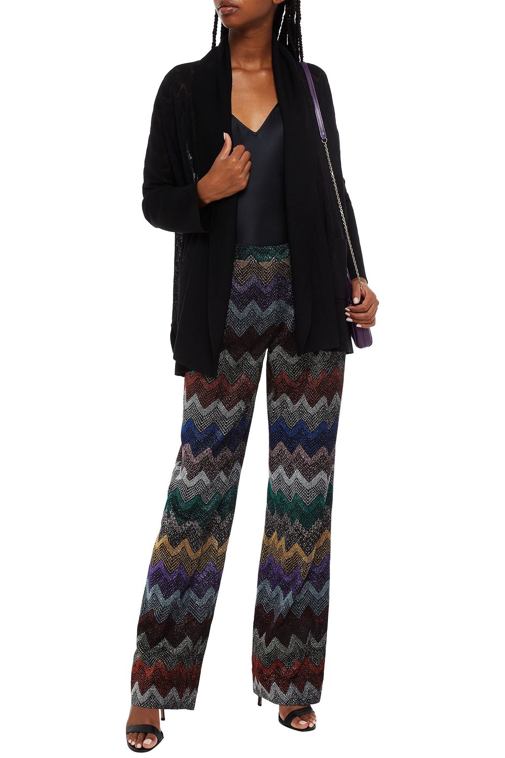 MISSONI Crochet-knit wool-blend cardigan