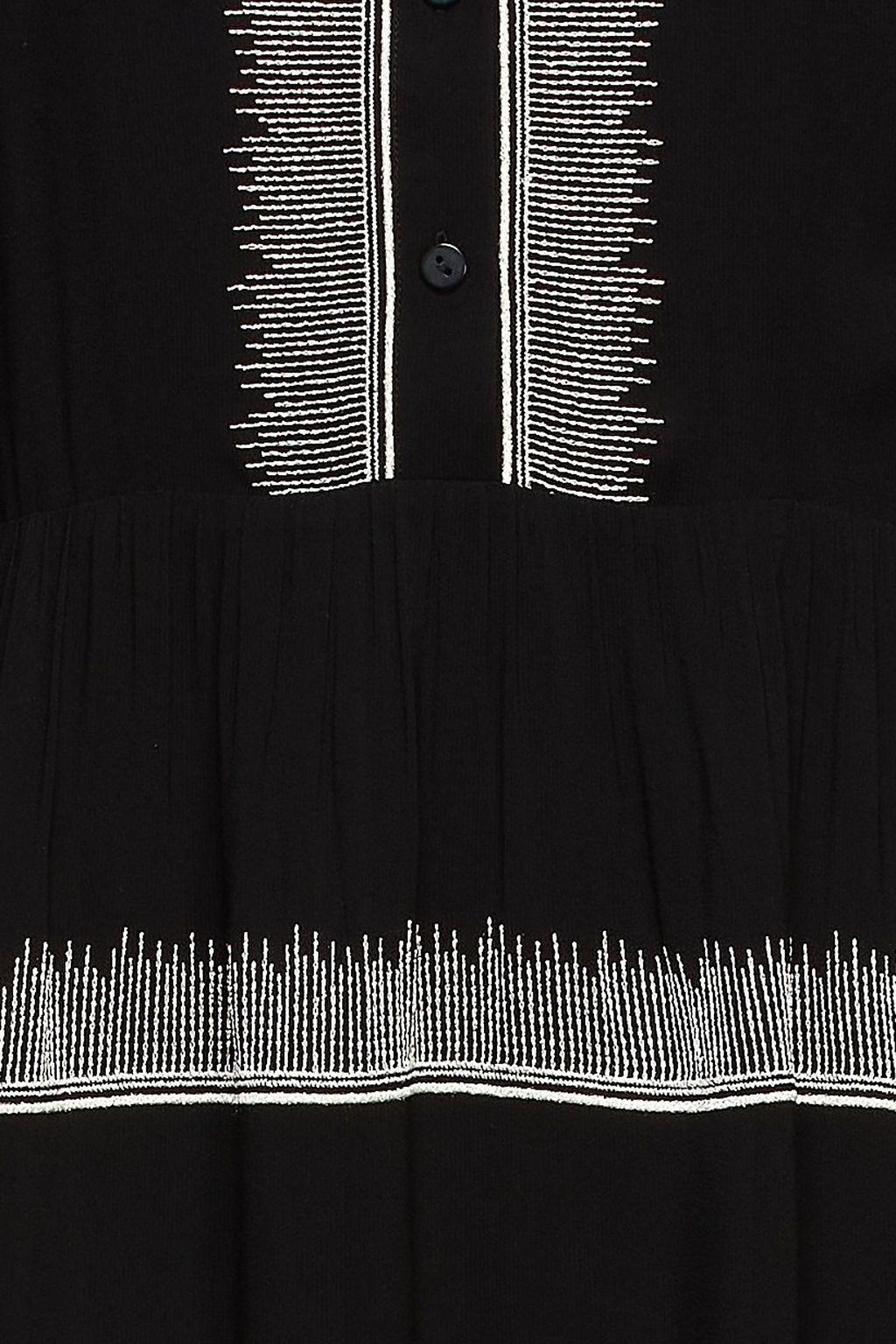 ANTIK BATIK Linsey tiered embroidered georgette mini dress