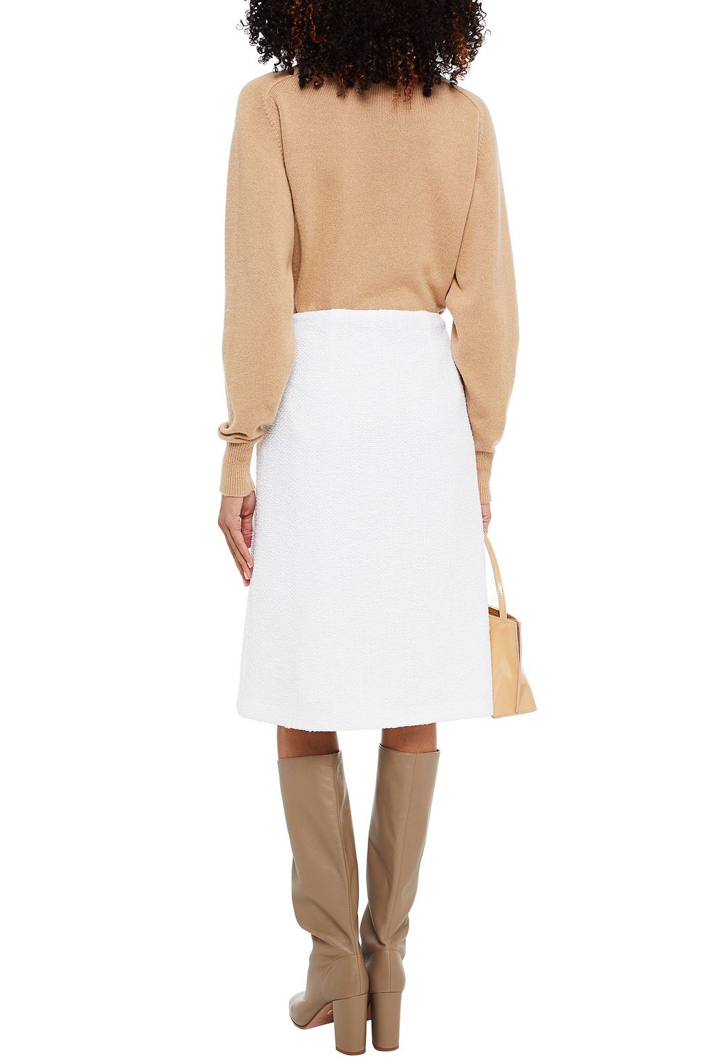 ST. JOHN Cotton-blend skirt