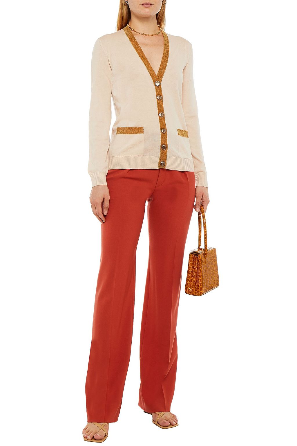 MISSONI Wool-blend knitted cardigan