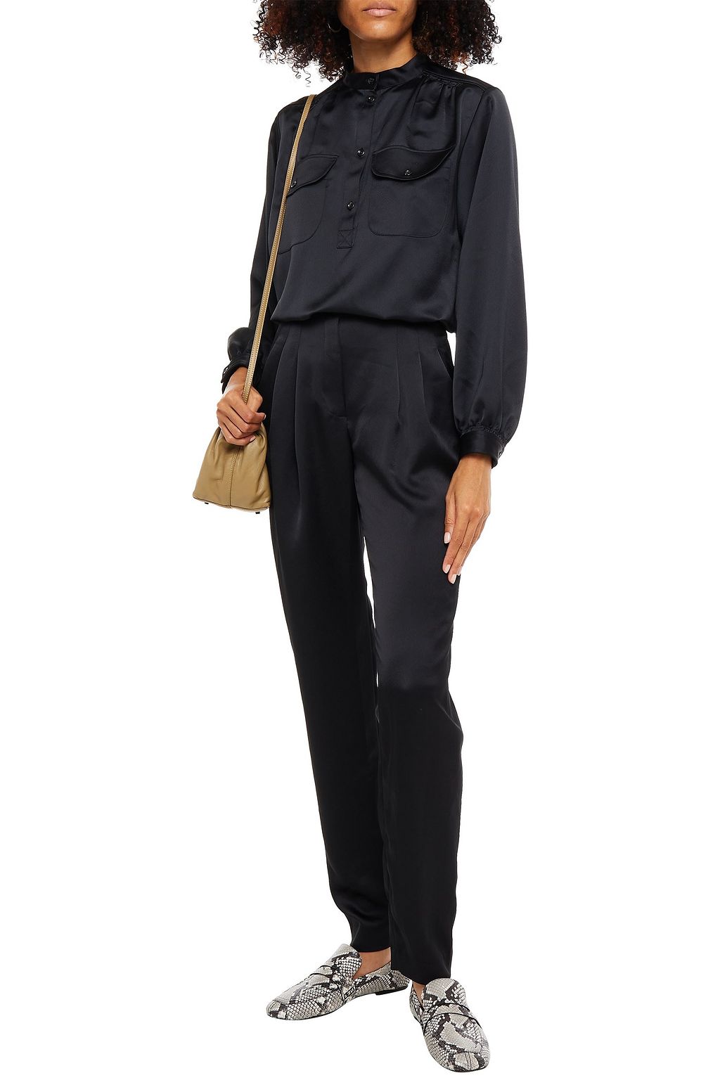 A.P.C. Satin tapered pants