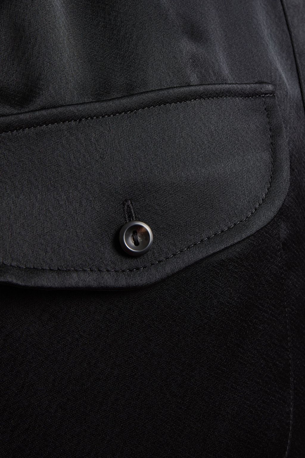 A.P.C. Gathered satin blouse