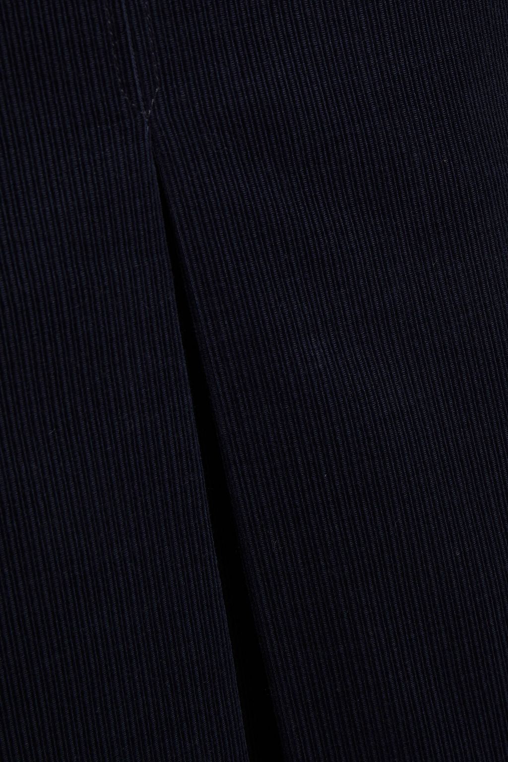 A.P.C. Pleated cotton-blend corduroy skirt