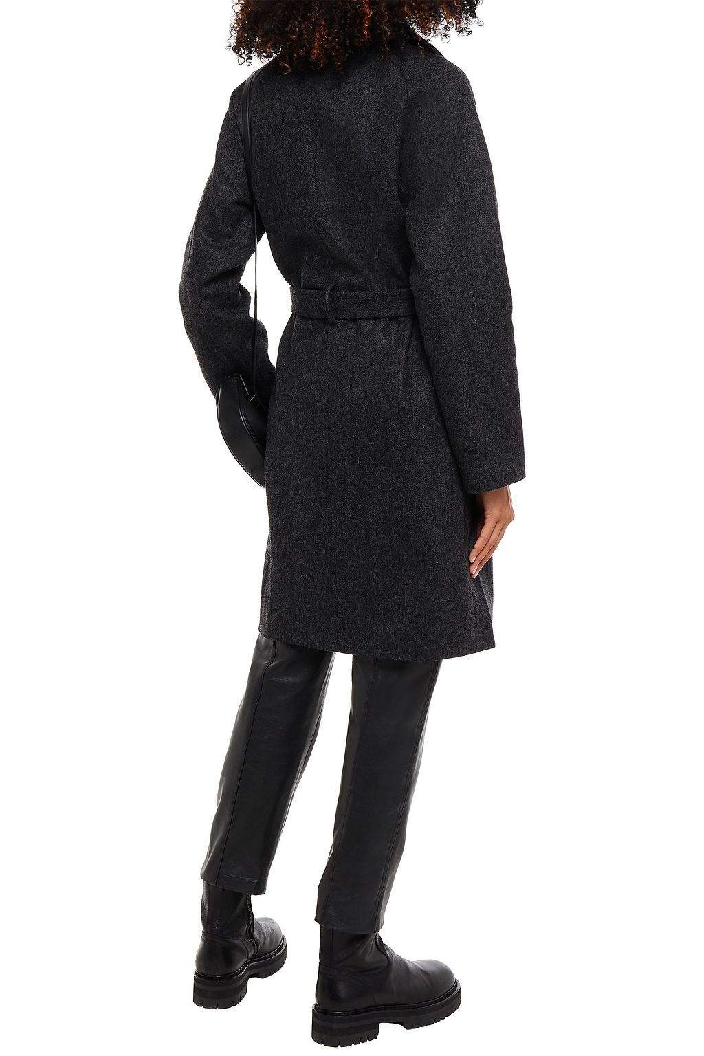 A.P.C. Belted wool-blend coat