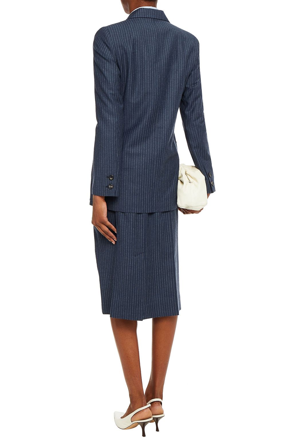 VICTORIA, VICTORIA BECKHAM Pinstriped wool blazer