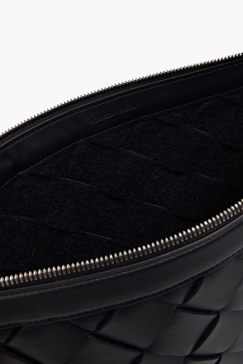BOTTEGA VENETA Intrecciato leather pouch