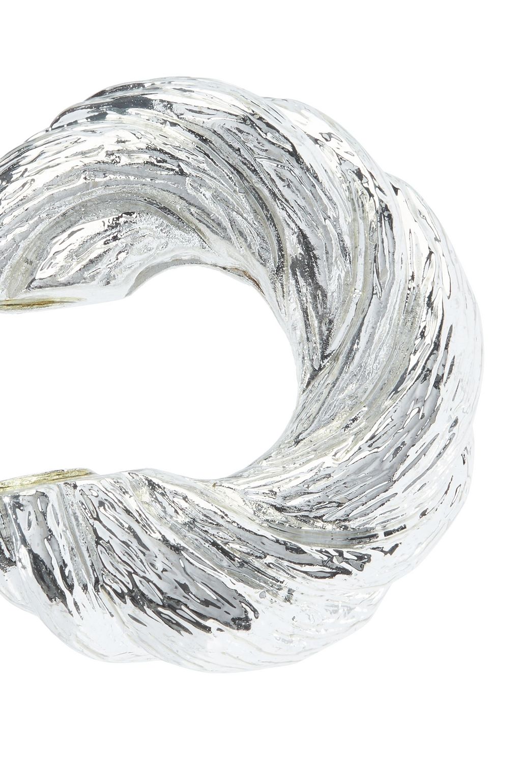 REJINA PYO Twist silver-plated hoop earrings