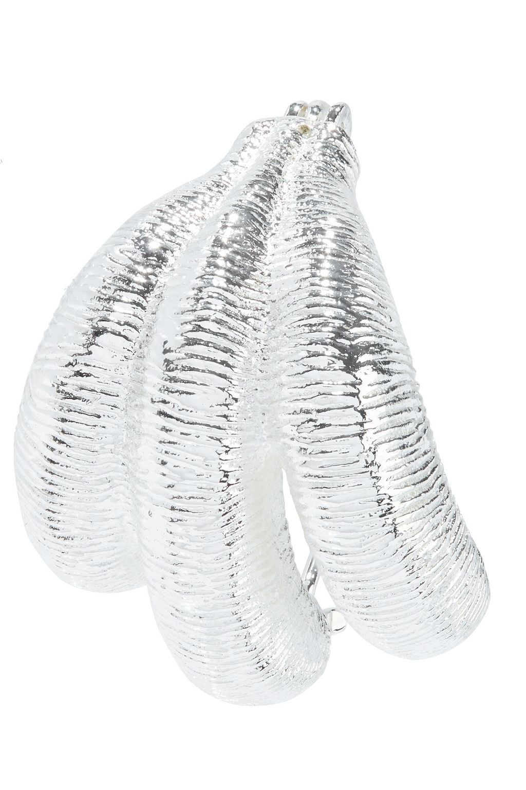REJINA PYO Vera silver-plated hoop earrings