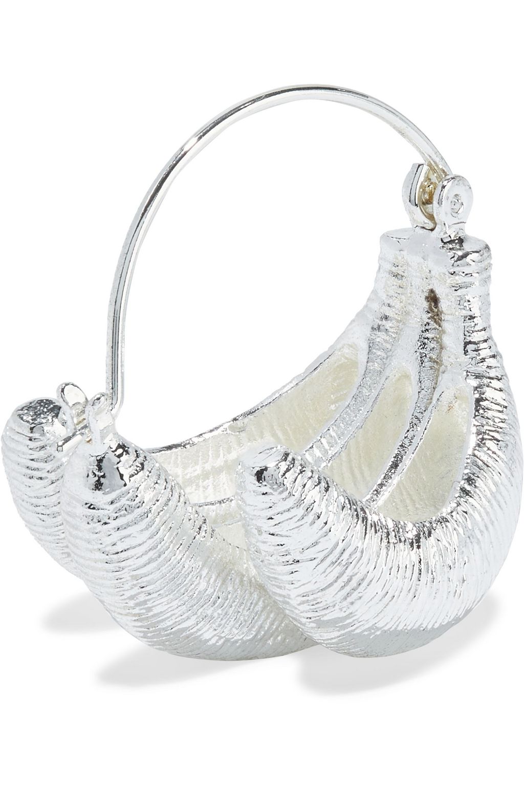 REJINA PYO Vera silver-plated hoop earrings