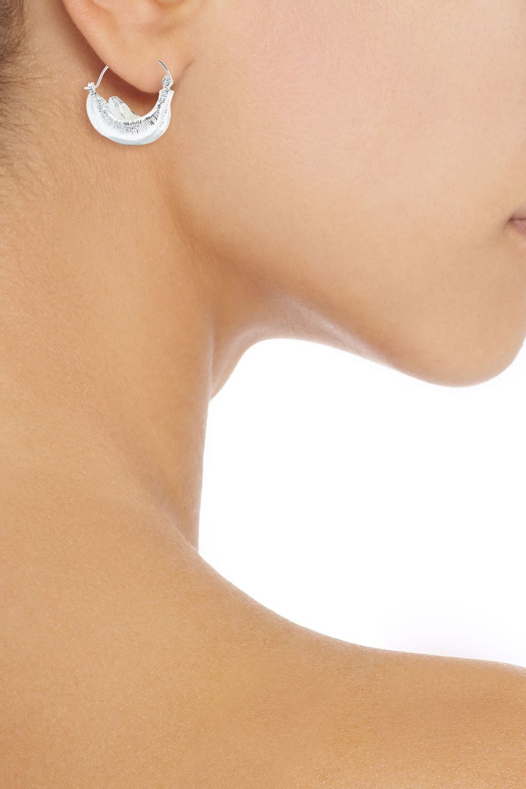 REJINA PYO Vera silver-plated hoop earrings
