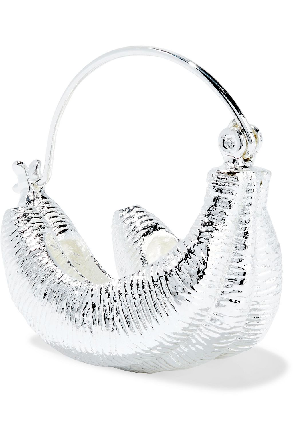 REJINA PYO Vera silver-plated hoop earrings