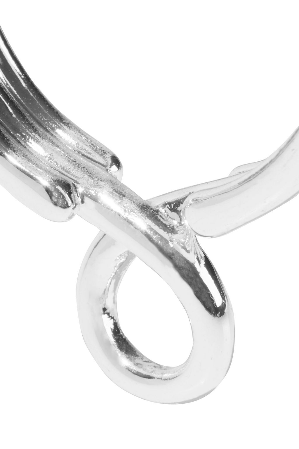 REJINA PYO Infinity silver-plated hoop earrings