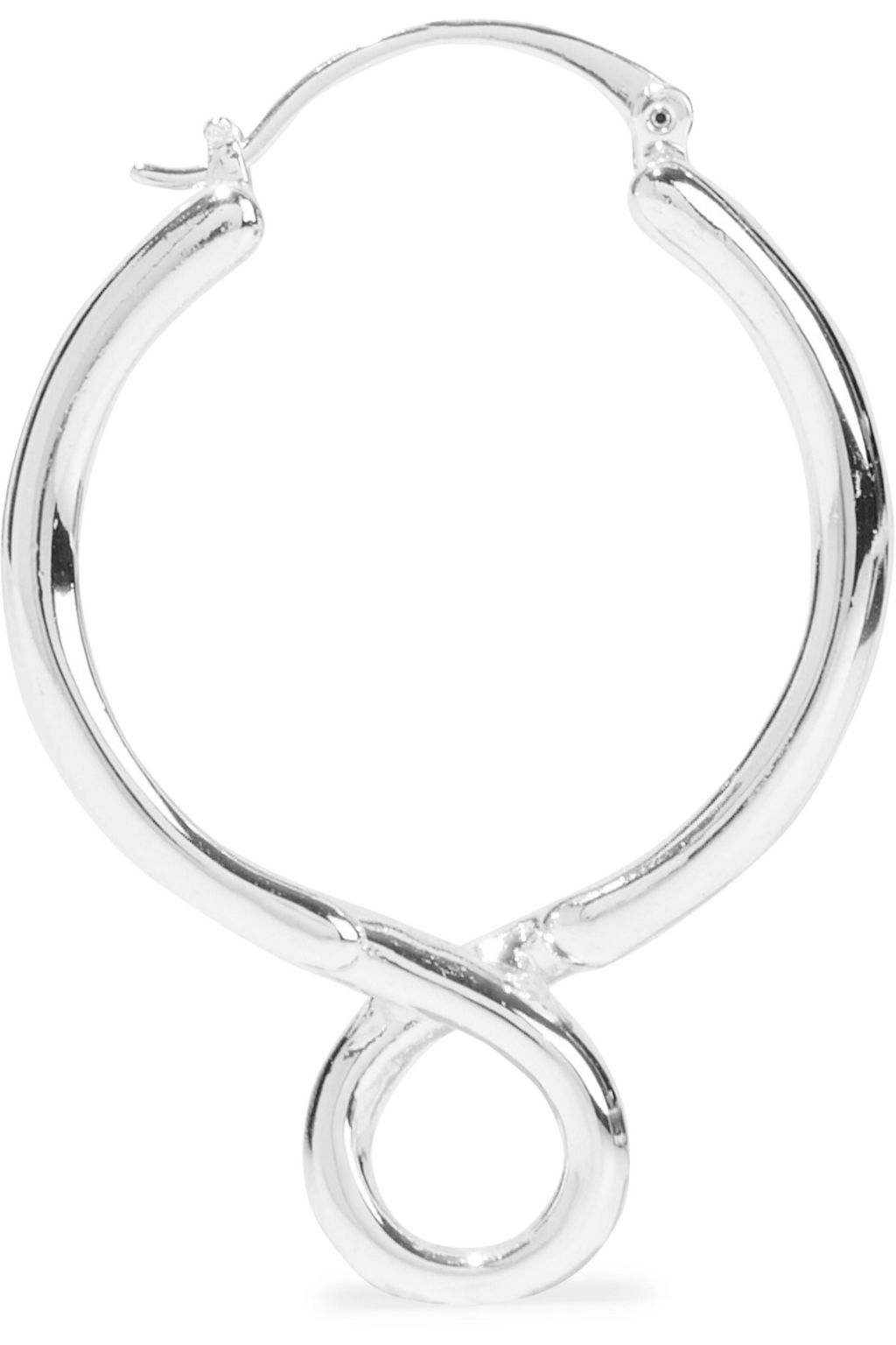 REJINA PYO Infinity silver-plated hoop earrings