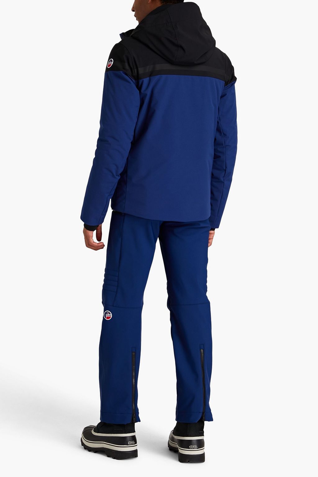 FUSALP Two-tone hooded ski jacket