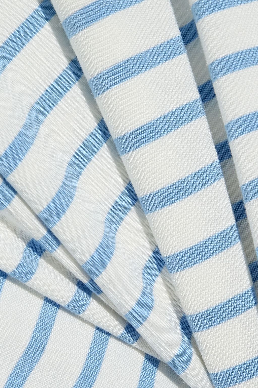 MAJESTIC FILATURES Striped stretch-jersey top