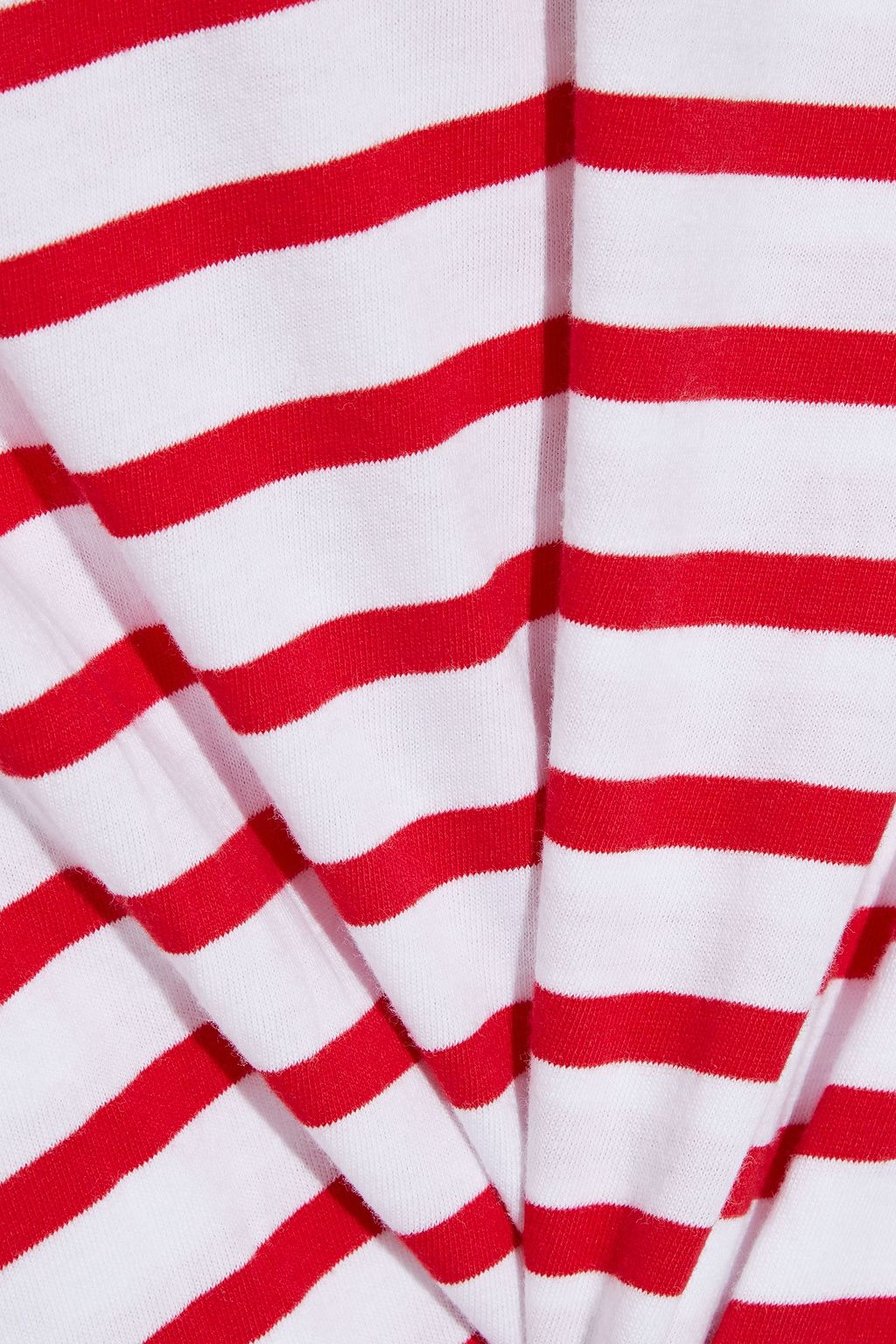 MAJESTIC FILATURES Striped cotton-jersey hoodie