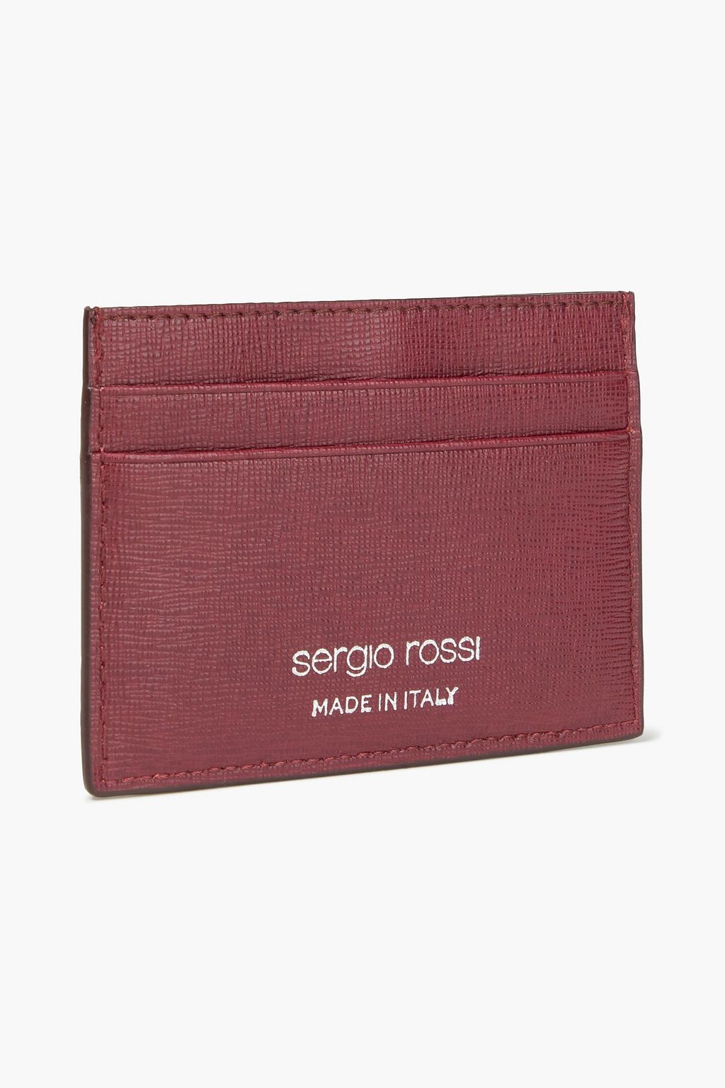 SERGIO ROSSI Leather cardholder