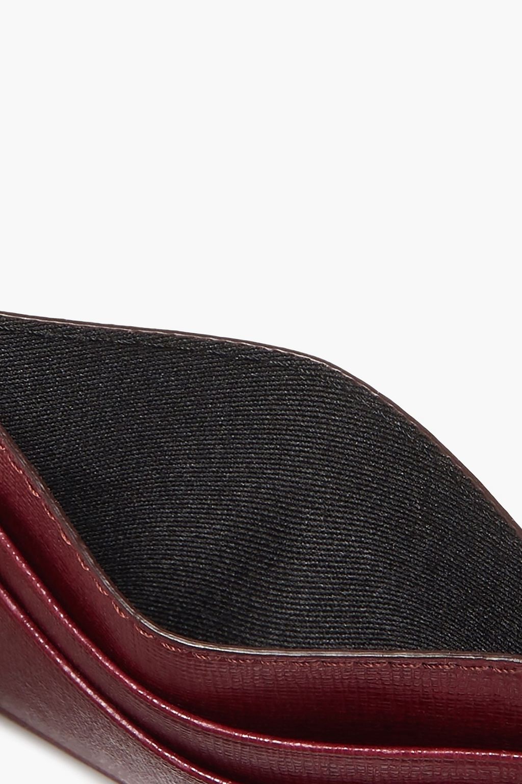 SERGIO ROSSI Leather cardholder