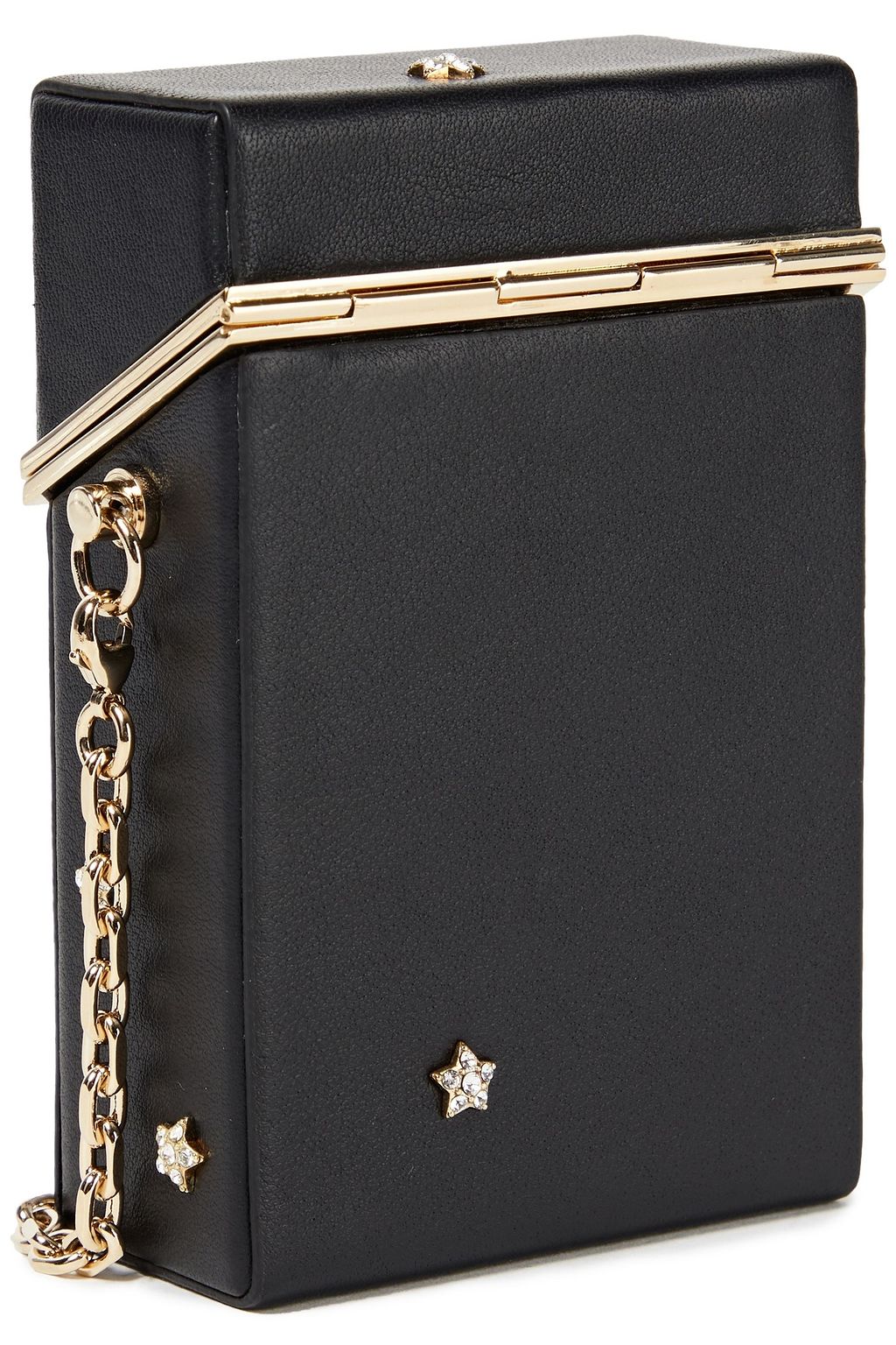 ROGER VIVIER レザー シガレットケース クリスタル付き